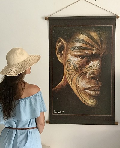 Tirages  « Fine art » sur toiles grand format.                                    n•7.    (69x114 cm)