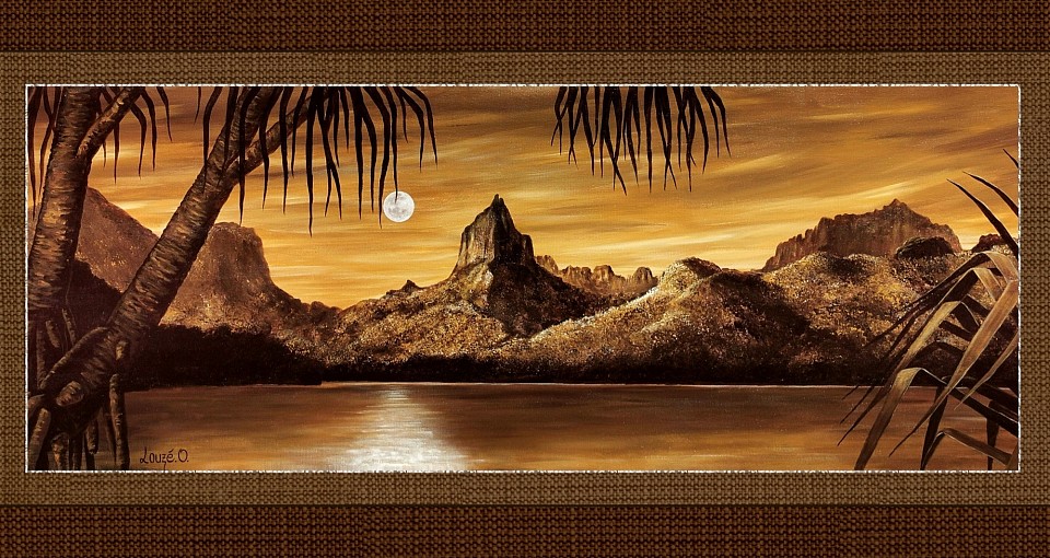 Toile imprimée n•30    ( 101x54 cm)