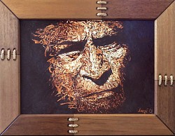 « Les traces du temps » (Huile) 59x41cm  95000xpf