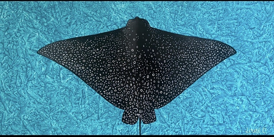 Acrylique sur toile 40x80 cm