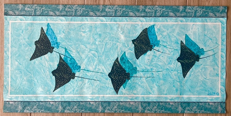 Toile imprimée n 39. ( 101 x 49 cm)