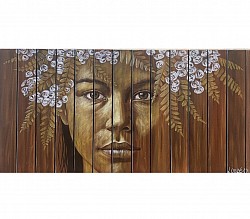 Acrylique sur toile 80x40 cm. Bientôt disponible